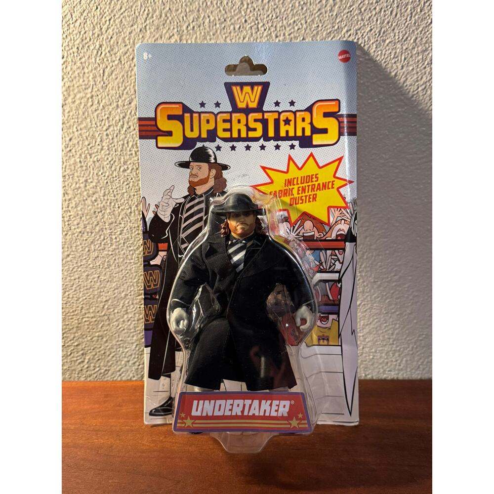 Mattel WWE Superstars Series 3 Undertaker Action Figure Fabric Duster New NIB